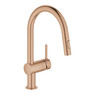 Grohe 32321DL2 Minta Single Lever Pull-out Mixer Kitchen Tap C Spout - Warm Sunset Main Image