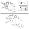 AEG FFB53617ZM Freestanding Dishwasher Installation Dimentions