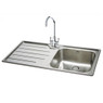 Carron Phoenix IBIS/100/RHD Ibis 100 Stainless Steel Inset Kitchen Sink - Right Hand Drainer Main Im