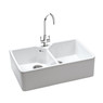 Carron Phoenix BELFAST200 Belfast 200 Double Bowl Belfast Kitchen Sink - White Main Image