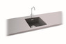 Carron Phoenix HAVEN90/SG Haven 90 Granite Undermount Sink - Grey Main Image