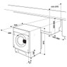 Hotpoint BIWDHG861485UK 8kg Integrated Washer Dryer 6