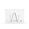 Aeno AP2S portable air purifier rear product view showing the stand it sits on