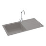 Carron Phoenix DEBUT105ST Debut 105 Granite Kitchen Sink - Stone Grey Main Image