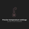 Aeno SV1 Digital Thermometer showing precise Sous Vide temperature settings up to 95°C.