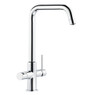 Abode PT1140 Pronteau Prothia 3 in 1 Monobloc Quad Kitchen Tap - Chrome Main Image