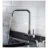 Abode Pronteau Prothia 3 in 1 Monobloc Quad Kitchen Tap running boiling water generating steam