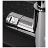 Abode Pronteau Prothia 3 in 1 Monobloc Quad Kitchen Tap featuring a hot water symbol on handle
