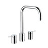 Abode PT1009-2 Pronteau Project 4 in 1 3-Part Kitchen Tap - Chrome Main Image