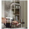 Using hot water from Abode Pronteau Project 4 in 1 Monobloc Kitchen Tap to fill a French press