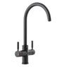 Abode PT1152 Pronteau Propure 4 in 1 Monobloc Swan Kitchen Tap - Matt Black Main Image