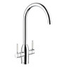 Abode PT1005-2 Pronteau Province 4 in 1 Monobloc Kitchen Tap - Chrome Main Image