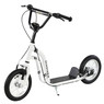 HOMCOM Dual Brakes Kick Scooter 12-Inch Inflatable Wheel Ride On Toy
