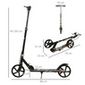 Homcom Foldable Kick Scooter for Kids with Adjustable Height, Brake, Big Wheels