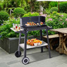 Outsunny Charcoal BBQ Grill 87Lx45Wx83Hcm in Black