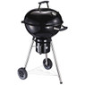 Outsunny Freestanding Charcoal BBQ Grill Portable Cooking Smoker with Wheels