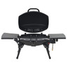 vidaXL Portable Gas BBQ Grill with Cooking Zone in Black