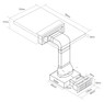 Caple, DD780BK, Induction Downdraft Extractor Image 1