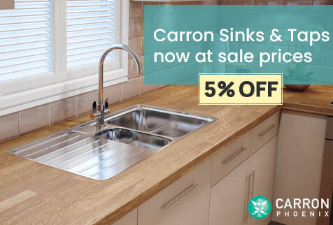 5% Off Carron Phoenix Sinks & Taps in our Summer Sale
