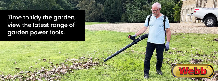 Time to tidy the garden, view the latest range of garden power tools.