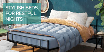Stylish beds for restful nights - See our home bedroom collection