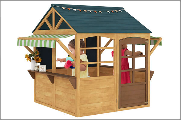 AIYAPLAY Outdoor Wooden Playhouse AIYAPLAY Childrens Wooden Playhouse