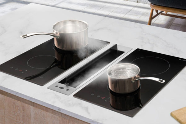 Domino Hobs With Downdraft Hood