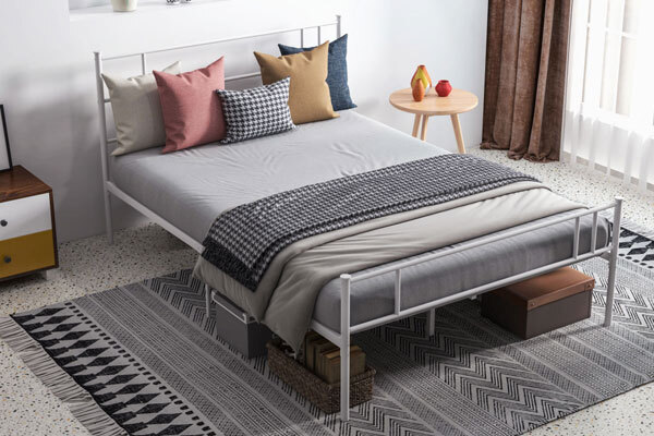 Metal Framed Double Bed.jpg Double Bed With Metal Frame.jpg