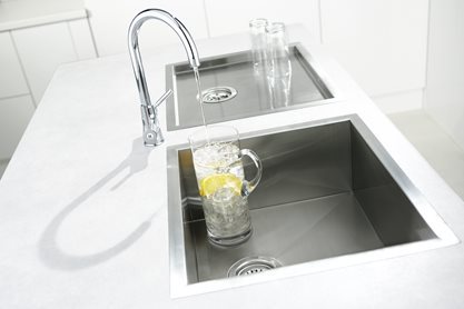 Stainless Steel Inset Sink With Drainer