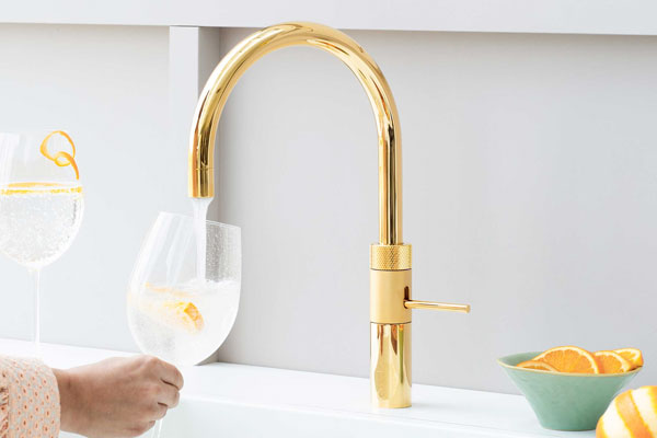 Quooker Fusion Gold Round Spout