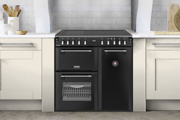 Stoves Richmond 90cm Range Cooker In Black Stoves 90cm Range Cooker Black