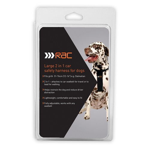 Rac 2 in 1 Car Adjustable Dog Safety Harness