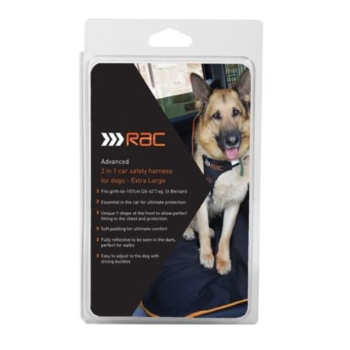 Rac 2 in 1 Car Advance Dog Safety Y Harness