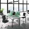 Budget acrylic desk screens curve top