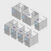 Singular Master & Intermediate Modular Covid-19 Testing Booths