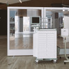 Medical Easy Clean Antibacterial Vinyl Partition Screen Full Vision