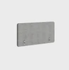 Edge 38 desk modesty panel with side-mounted brackets