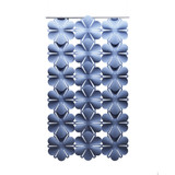 The Abstracta Airbloom Hanging Screen refresh the office environment by the flower shaped like panels - blue - details view.