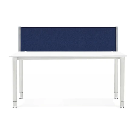 Acoustic Desk Partitions Screens Straight Top With Aluminium Edges logo