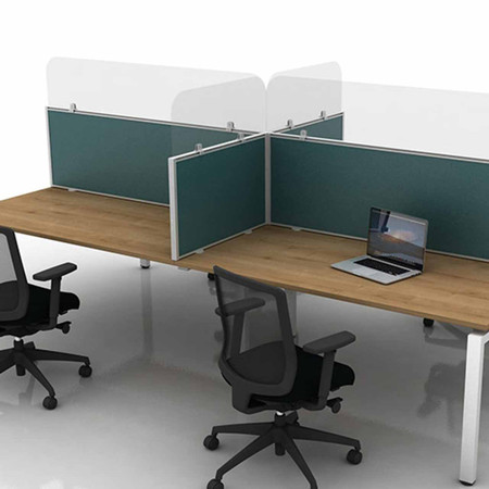 Protect Plus Desk Mounted Vinyl screen logo