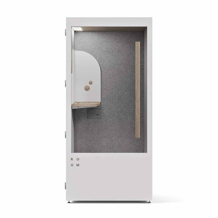 Acoustic office phone booths for soundproof privacy in open work spaces logo