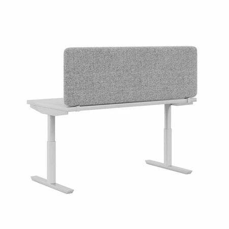 The Muffle space partition screen upgrades the conventional composition of an acoustic screen through a thicker sound absorbing coating - white background logo