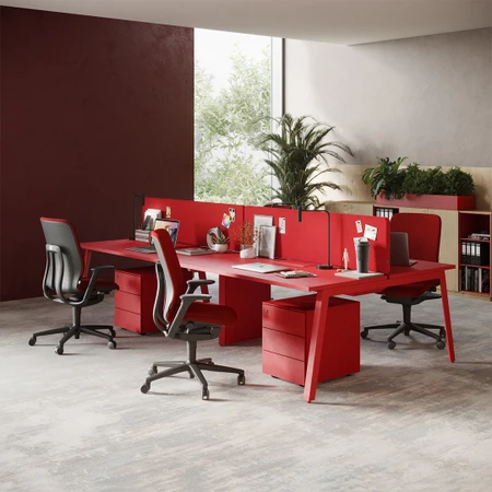 Edge 58 Pinnable Acoustic Fabric Desk Screen logo