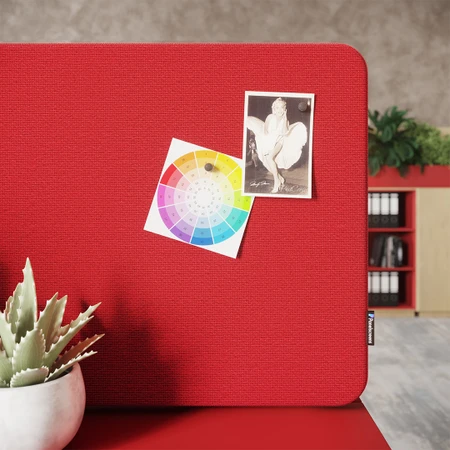 Edge 58 Pinnable Acoustic Fabric Desk Screen logo