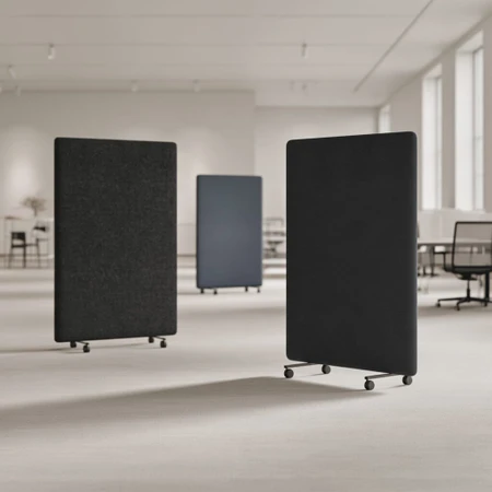 Muffle 70 Mobile Acoustic Screen logo