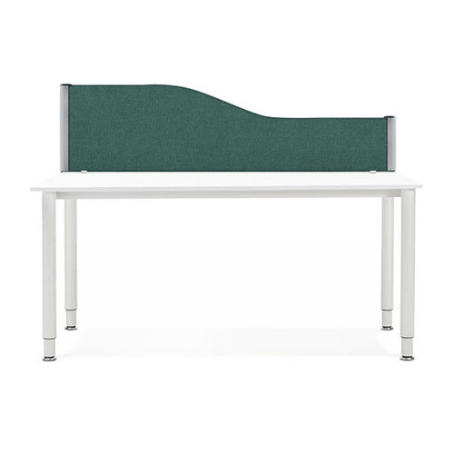 Mid Acoustic Office Desk Partition - Stylish Wave Screen