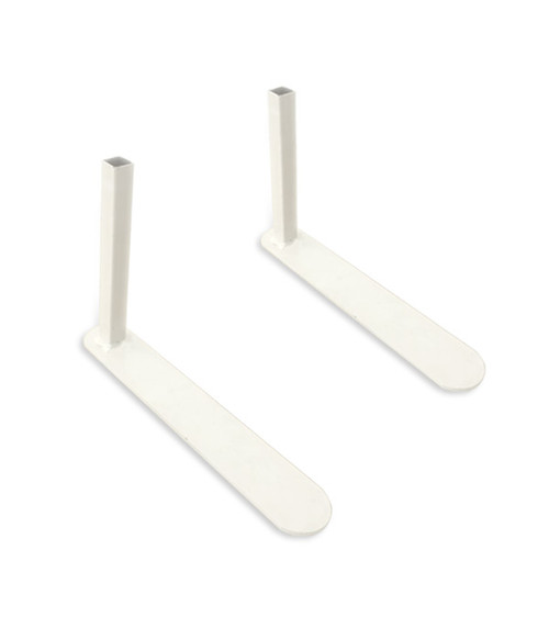 Half Foot Privacy Screen Feet for Office Partitions (Pair)