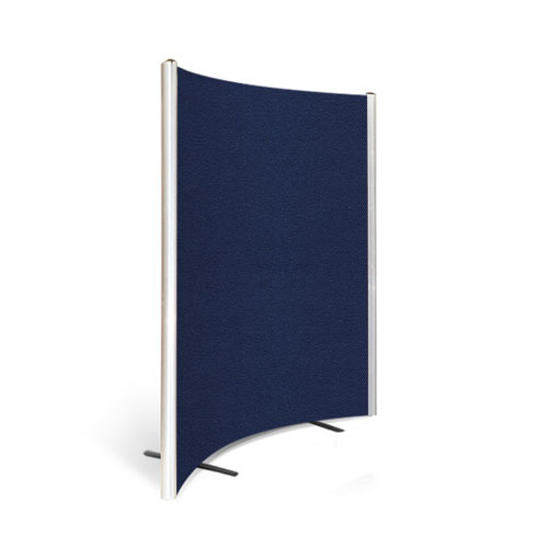 Acoustic Curved Partition Screen With Aluminium Edges