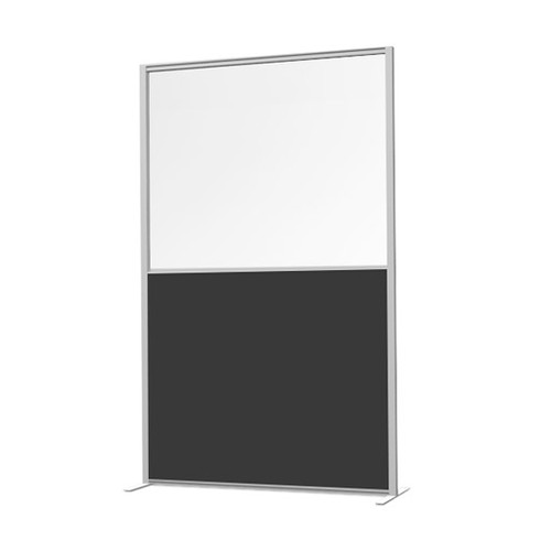 Border Part Glazed Office Screen