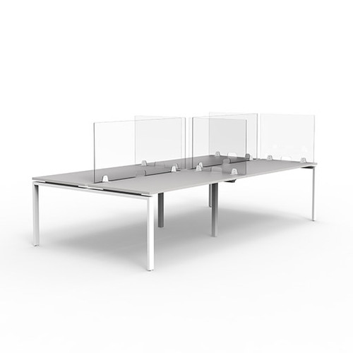 ISO Desk Mounted Glazed Screen